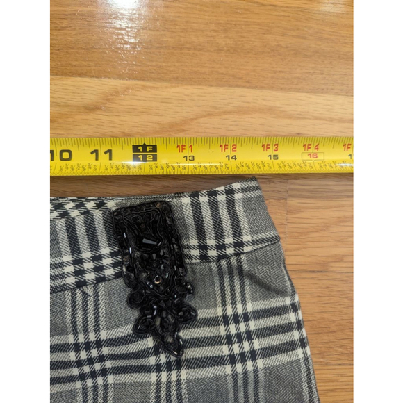 Boston Proper Plaid Pants Black and White Size 4 - Picture 9 of 13